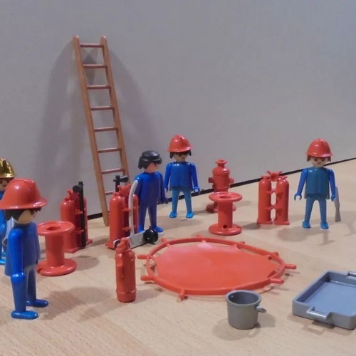 Playmobil 3491 Fire Brigade old incomplete set used from Lyra