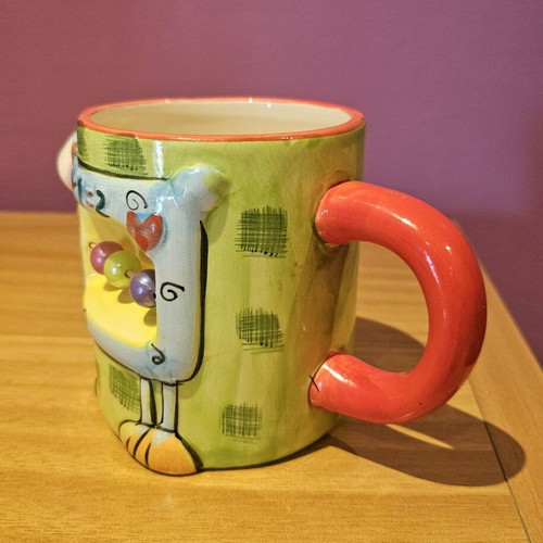 Children's mug used with lamb and abacus design