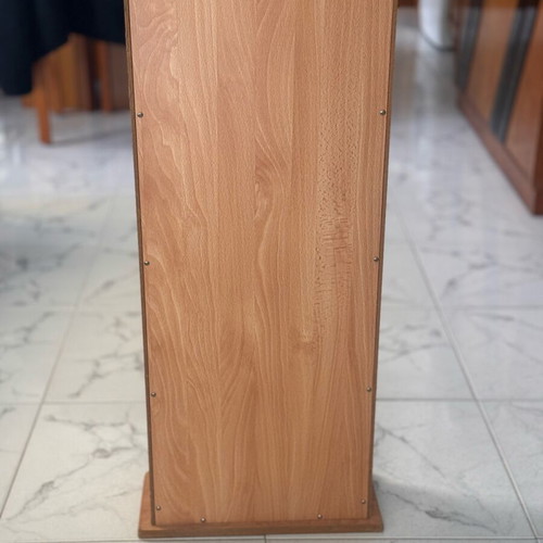 Wooden CD and DVD storage shelf like new
