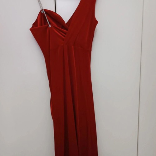 Red velvet dress like new