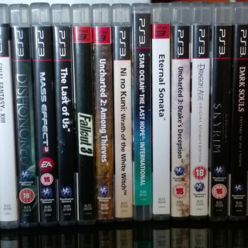 PS3 games like new, pack of 17 titles