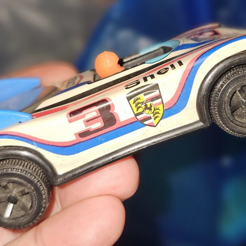 Porsche 917/10 Mini Racer Vintage Golden Cup Used