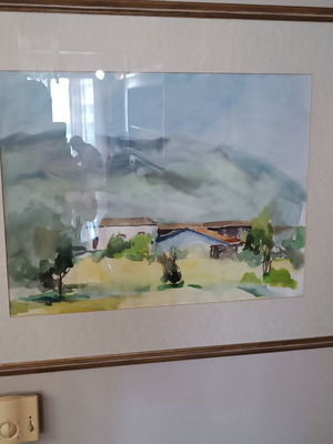 Painting 'Spiti sto Livadi' like new