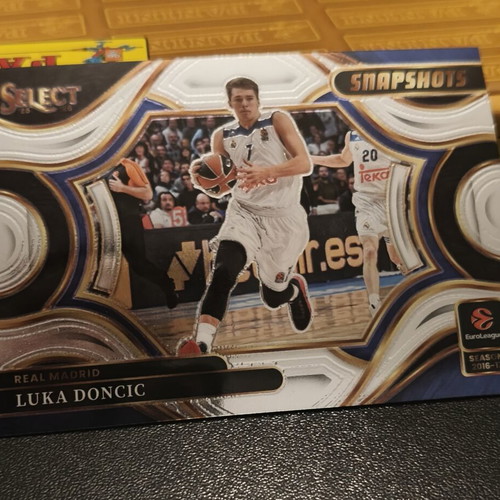 Luka Doncic Real Madrid Snapshot Silver 2025-26 Panini Select Euroleague Base new