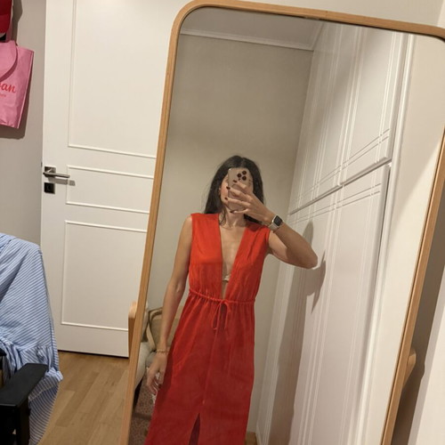Nadia Rapti Summer Dress like new, size S, red and orange
