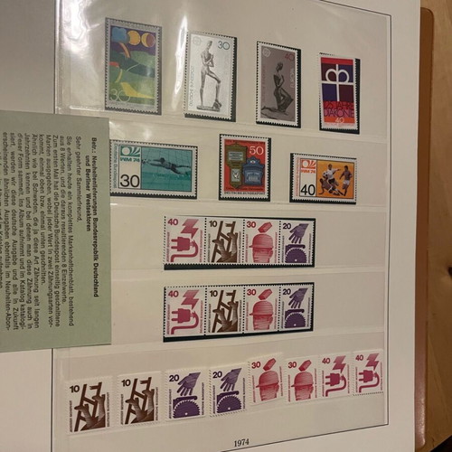 German stamps 1971-1980 like new