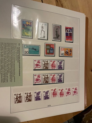 German stamps 1971-1980 like new