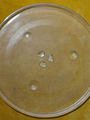 Glass turntable plate for microwave, 30.5 cm