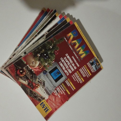 Ram magazine used, 10 issues from 1993