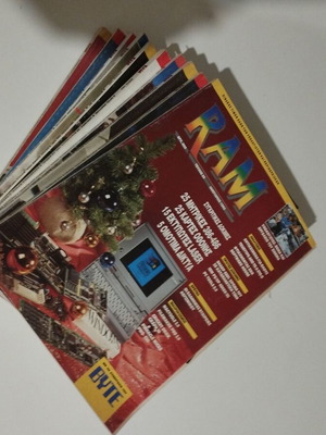 Ram magazine used, 10 issues from 1993