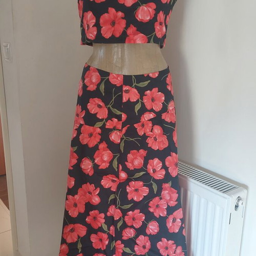 Mango summer set new, skirt and blouse, size Medium