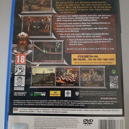 Mortal Kombat Deception PS2 used