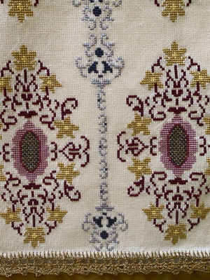 Handmade embroidery table linen