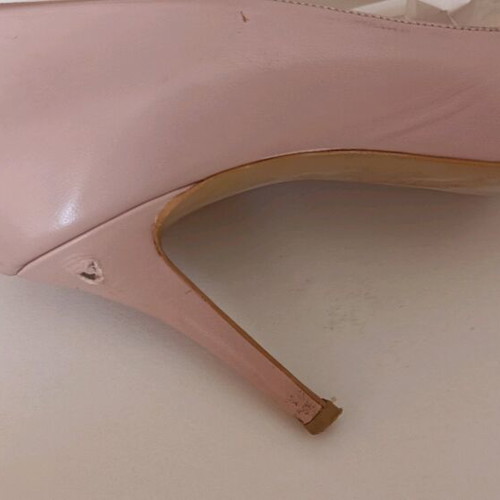 Kotris pumps pink nude synthetic leather used, size 41
