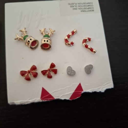 H&M and Tally Weil earrings new, multicolor