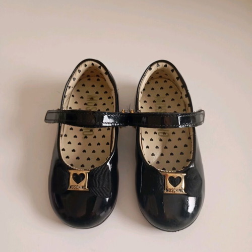 Moschino baby ballerina shoes used size 21