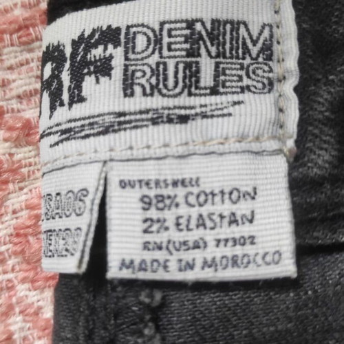 TRF Denim Rules no38 jeans like new, size M 38 10, black and grey