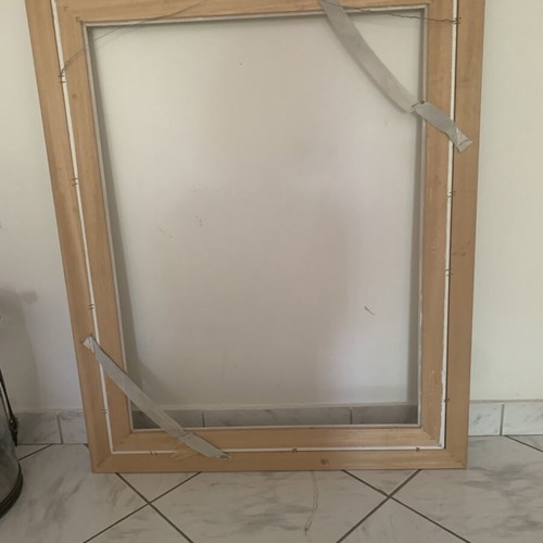 Wooden picture frame like new, 78x98 cm