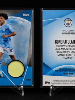 Topps 2023-24 Manchester City Team Set Soccer Relic Rico Lewis