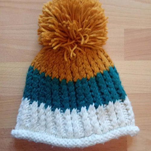 Zara children's hat used, multicolored