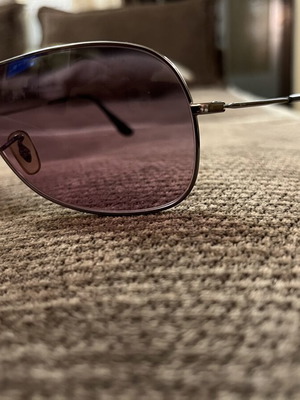 Ray-Ban sunglasses like new with metal frame and shield lens