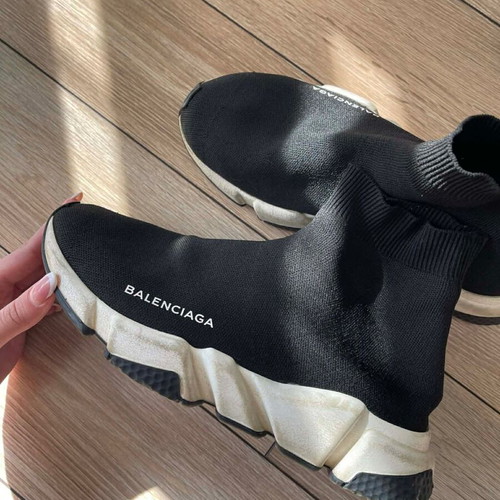 Balenciaga sock boots used, black, size 39