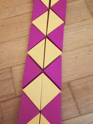 Folding puzzle by Binary Arts used vintage game