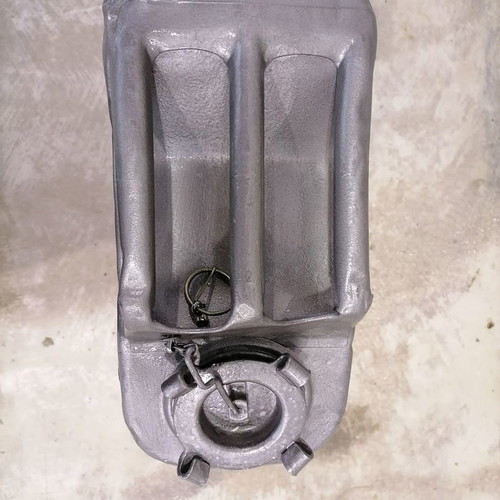 American military canister used with leather lining