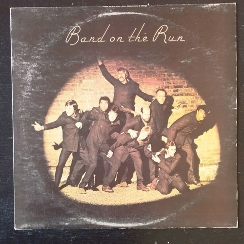 Wings Band On The Run vinyl record used, UK edition, rock