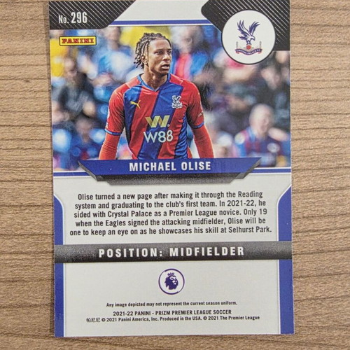 2021-22 Panini Prizm EPL Soccer Michael Olise RC like new