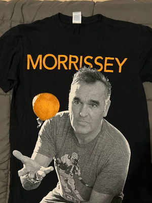 Morrissey T-shirt European Tour 2012 size medium like new