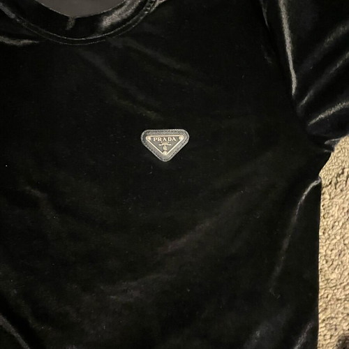 Prada black blouse like new