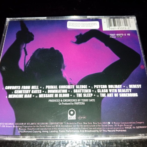 Pantera Cowboys from Hell CD new, sealed