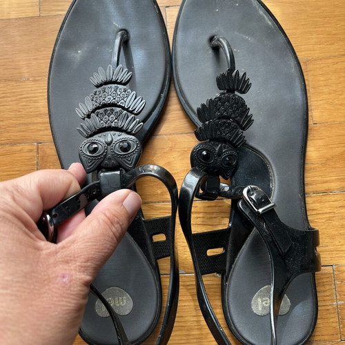 Melissa sandals used, size 40, black