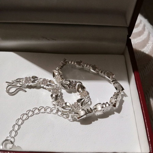 Silver chain 22 centimeters new