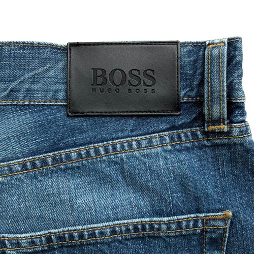 Hugo Boss Texas men's jeans used, straight fit, blue, size W34 L34