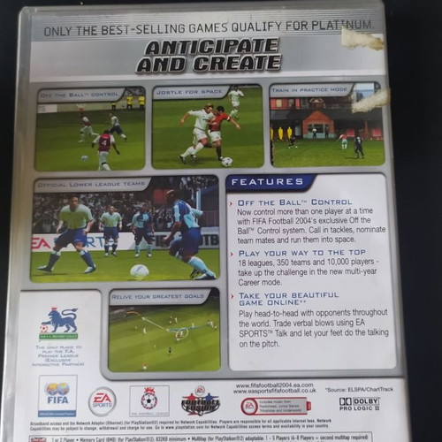 FIFA 2004 used for Sony PlayStation