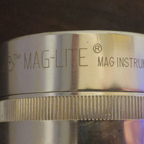 Mag-Lite flashlight silver like new