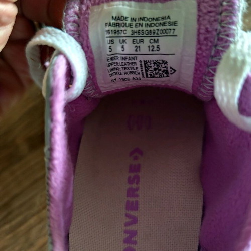 Παιδικά sneakers Converse All Star νούμερο 21 καινούργια, αφόρετα