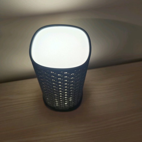 Kumiko LED lamp 18cm like new, Japanese design ambient light 3d printed