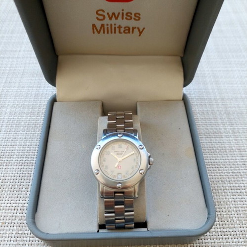 Swiss wristwatch like new, women's, gray