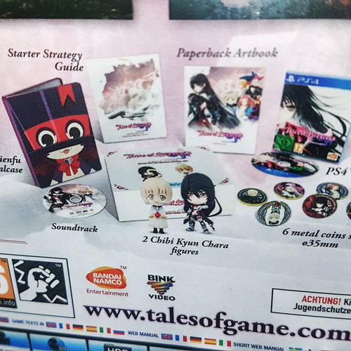 Tales of Berseria Collector's Edition PS4 like new