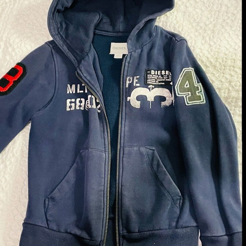 Diesel jacket like new, blue, for 8-9 years old