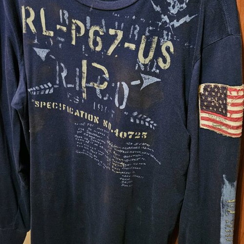 Polo jeans blouse used, size M, blue