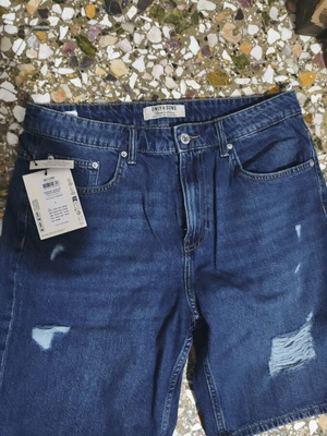 Only And Sons denim bermuda shorts, size L