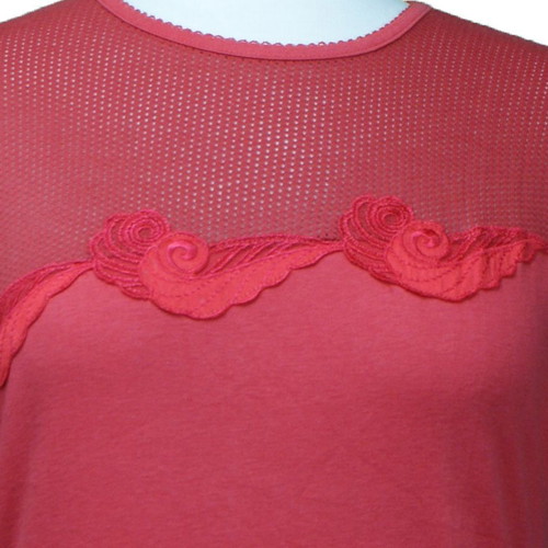 Vintage t-shirt Boutatos new, cotton, size L red