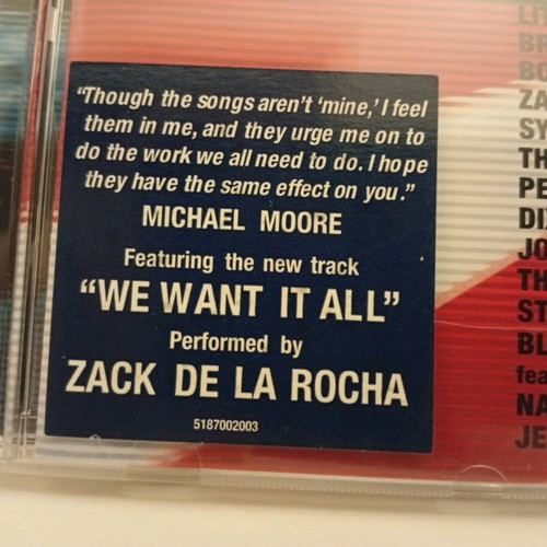 Songs And Artists That Inspired Fahrenheit 9/11 CD used, rock