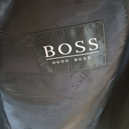Men's suit BOSS Hugo Boss Black Label new, pinstripe, size XL