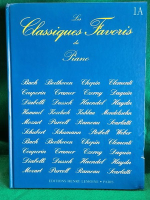 Les classiques favoris du piano volume 1A used, sheet music and music theory