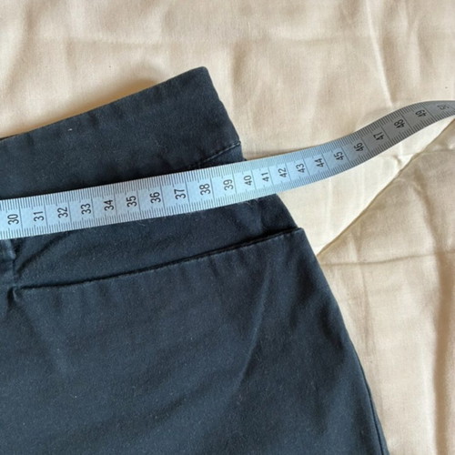 Mango dark blue stretch chino shorts size 38 M like new